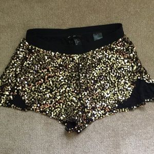 H&M Sequin Shorts Size XS